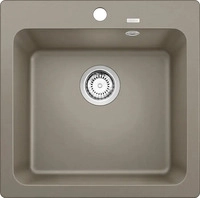 Blanco 526584, Blanco Naya 5 Granitsp&uuml;le 51.5x51 cm braun 526584
