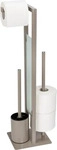 Wenko 25553100, Wenko Rivalta WC-Garnitur mit Toilettenpapierhalter || 25553100