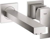 Grohe 23447DC0, Grohe Eurocube Waschtischarmatur Unterputz SuperSteel 23447DC0