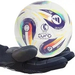 adidas Women's Euro25 2025 Miniball wei&szlig; / pantone 1