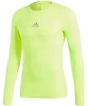 adidas Alphaskin Sport Longssleeve Tee Unterziehshirt gelb 2XL