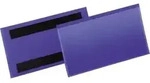 DURABLE Etikettentasche 174207 magnetisch 150x67mm dunkelblau 50 St&uuml;ck