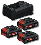 BOSCH Akku-Starter-Set 3xEXBA18V-40, GAL 12v/18V-80