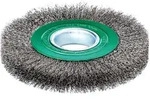 LESSMANN Rundb&uuml;rste rostfrei 178x23/26mm gewellt 0,3mm