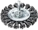 LESSMANN Schaft-Rundb&uuml;rste Edelstahl gezopft 75x0,5mm