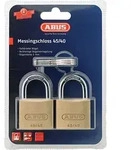 ABUS Vorhangschloss Twins SB Messing Zyl.