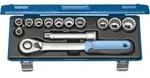 GEDORE Steckschl&uuml;ssel Set 1/2" 13-teilig UD 10-24mm KMU-20 2545829 No. D 19