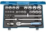 GEDORE Steckschl&uuml;ssel Set 1/2" 28-teilig sechskant 10-36mm 19 VMU-10