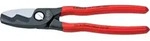 KNIPEX 95 11 200 Kabelschere mit Doppelschneide br&uuml;niert 200mm