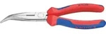 KNIPEX 26 22 200 Flachrundzange Schneide Mehrk. schwarz atrA 200mm