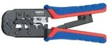 KNIPEX 97 51 10 Crimpzange f&uuml;r Westernstecker mit Mehrkohne br&uuml;n. 190mm