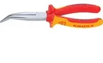 KNIPEX 26 26 200 Flachrundzange Schneide isol. Mehrk. VDE verchr. 200mm