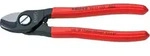 KNIPEX 95 11 165 Kabelschere br&uuml;niert 165mm