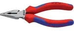 KNIPEX 08 22 145 Spitz-Kombizange mit Mehrkohne schwarz atrA 145mm
