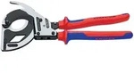 KNIPEX 95 32 320 Kabelschneider Ratsche Dreigang Mehrk. schw. atrA 320mm