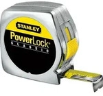 STANLEY Taschenbandma&szlig; Powerlock mit Kunststoffgeh&auml;use 10m 25mm breit