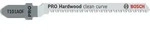 BOSCH Stichs&auml;geblatt 5St. Clean for Hard Wood T 101 AOF
