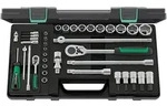 STAHLWILLE Steckschl.-Grt. 1/4" +1/2" 38tlg. 40/52/27/11