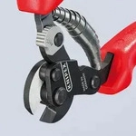 KNIPEX 95 62 160 Drahtseilschere auch f&uuml;r hochf&uuml;r Drahtseile Mehrk. br&uuml;n. 160mm