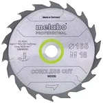 METABO S&auml;geblatt cordless cut wood 165x1,6/1,1x20 Z18 WZ 20&deg;