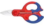 KNIPEX 95 05 155 SB Elektrikerschere Mehrkohne-H&uuml;lle glasfaserverst&auml;rkt 155mm