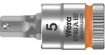 WERA Schraubendrehereinsatz 1/4" 5x28mm sechskant Haltefunktion