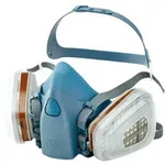 3M Atemschutzmasken Set 7523M mit Maske 7502 & Filter A2P3R