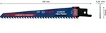 BOSCH S&auml;bels&auml;geblatt S641hm EXPERT Fiber Plaster
