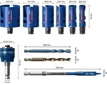 BOSCH Lochs&auml;gen-Set Expert Construction Material 20/25/32/38/51/64mm 9-tlg.