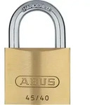 ABUS Messing-H&auml;ngeschloss 45/40mit geh&auml;rtetem B&uuml;gel leichte Ausf&uuml;hrung