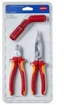 KNIPEX Zangen Set VDE Seitenschneider Kombizange Abmantelungswerkzeug 00 31 30 BK V01