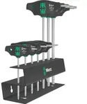 WERA T-Griff-Schraubendreher-Set 467 HF TORX 7-tlg T 6-30 Metallst&auml;nder