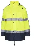 PLANAM Warnschutz Parka 2057 Atmungsaktiv Gelb/Marine Gr. S