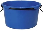 Neutral M&ouml;rtelk&uuml;bel mit 90 Liter Fasssungsverm&ouml;gen, Farbe blau, kranbar