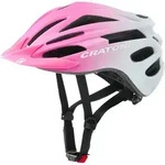 Cratoni Pacer Jr Kinder Fahrradhelm - pink-white matt