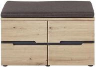 Bank, Memphis &ndash; Graphitfarben &ndash; ca. 80x49x38cm