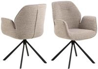 Armlehnstuhl, Aura &ndash; Beige &ndash; ca. 62x90x61cm