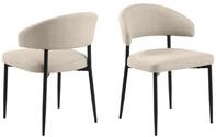 Esszimmerstuhl, Edina &ndash; Beige &ndash; ca. 56x77x55cm