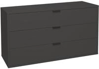 Kommode, Bonnie &ndash; Anthrazit &ndash; ca. 119x67x45cm