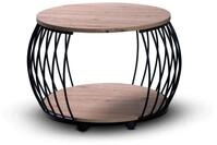Couchtisch, Peking 1 &ndash; Eiche Artisan &ndash; ca. &Oslash;60cm, H: 47cm,