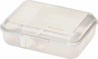 Rotho Kunststoff Vesperbox, Fun - Transparent - ca.12,9x6x17,7cm