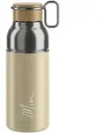 TRINKFLASCHE ELITE MIA 650 ML BEIGE/SILBER