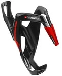 Elite Flaschenhalter Custom Race Plus schwarz glossy, Graphik rot