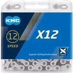 KMC Fahrrad Kette X12 12-fach silber/schwarz 126 Glieder, 1/2 x 11/128""