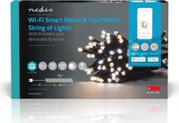 Nedis NedisSmartLife LED Lichterkette - warmweiss/kaltweiss - 50 LEDs, 5m, IP65...