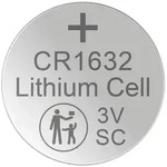 CR1632 - 5er-Set Lithium-Knopfzelle, 3V / 130mAh, perfekt f&uuml;r Smart-Home-Ger&auml;te,