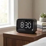 Digitaler Wecker mit Bluetooth 5.3 Lautsprecher, Doppelalarm und dimmbarem LCD