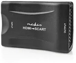 HDMI zu SCART Konverter (Full HD): 720p/1080p Umschalter, USB-Betrieb - Verbindet