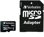 Verbatim Premium microSDHC-Speicherkarte 16 GB - Ideal f&uuml;r Smartphones & Tablets -