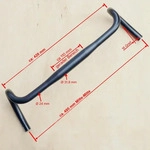 XLC 2501500671, XLC HB-G01 Schotterlenker - 420mm Schwarz